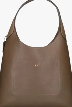 bruine coach schoudertas brooklyn shoulder bag 39