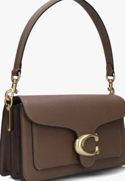 bruine coach schoudertas tabby 26