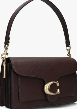 bruine coach schoudertas tabby 26