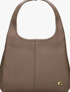 bruine coach schoudertas lana