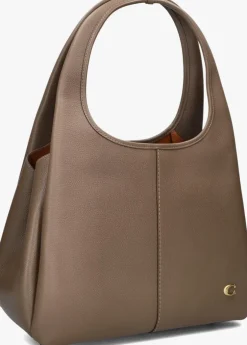 bruine coach schoudertas lana