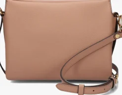 bruine coccinelle schoudertas boheme grana double