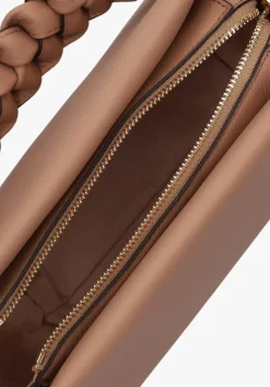 bruine coccinelle schoudertas boheme grana double