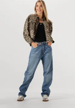 bruine co'couture blouses leocc denim crop shirt