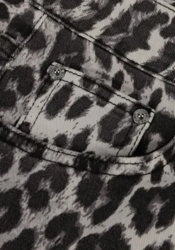 bruine co'couture straight leg jeans leo denim panel pant