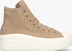 bruine converse hoge sneakers chuck taylor all star move hi