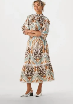 bruine dea kudibal maxi jurk elina