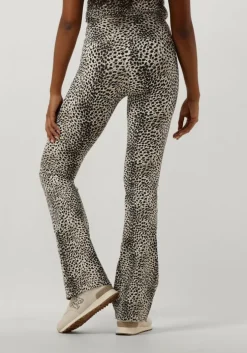 bruine deblon sports flared broek celine flared leggings