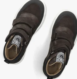 bruine develab hoge sneakers 45889