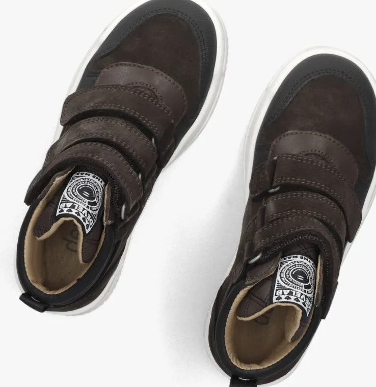 bruine develab hoge sneakers 45889
