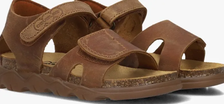 bruine develab platte sandalen 48405