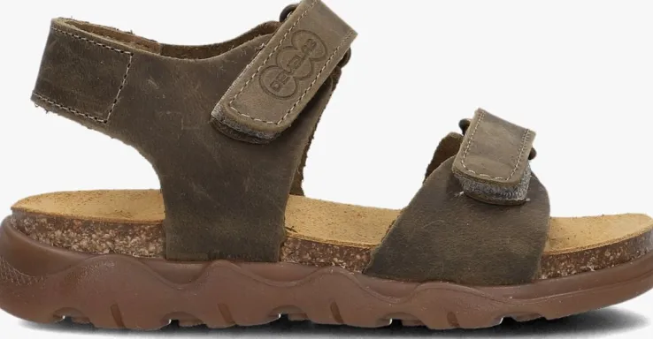 bruine develab platte sandalen 48399