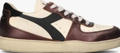 bruine diadora hoge sneakers met basket sneaker