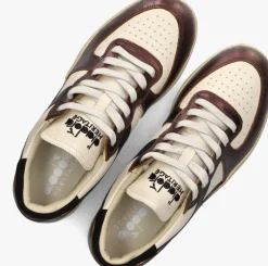 bruine diadora hoge sneakers met basket sneaker