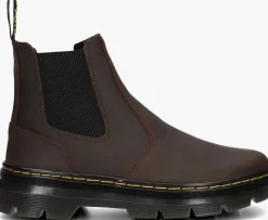 bruine dr martens chelsea boots embury w