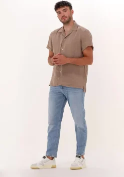 bruine drykorn casual overhemd bijan 126004