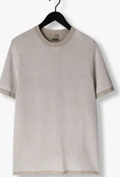 bruine drykorn t-shirt valentin 424043