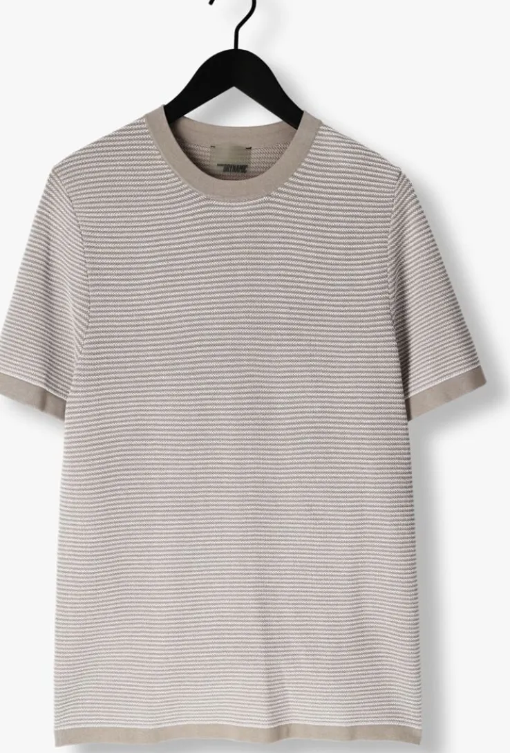 bruine drykorn t-shirt valentin 424043