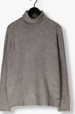 bruine dstrezzed coltrui ove turtleneck