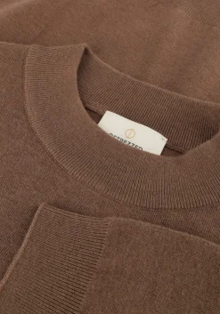 bruine dstrezzed trui archer mocknek