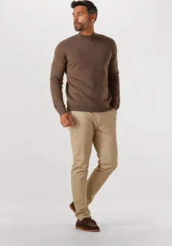 bruine dstrezzed trui archer mocknek