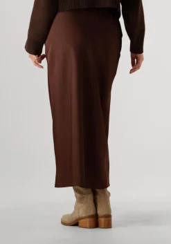 bruine edited maxirok silva skirt