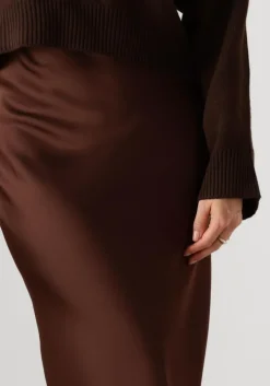 bruine edited maxirok silva skirt