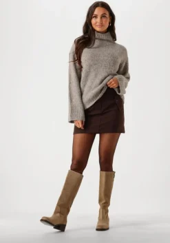 bruine edited minirok josephine skirt