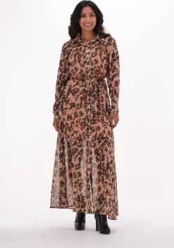 bruine est'seven maxi jurk est’maxidress armychic