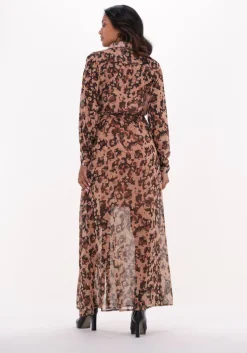 bruine est'seven maxi jurk est’maxidress armychic