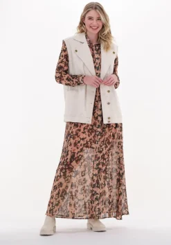 bruine est'seven maxi jurk est’maxidress armychic