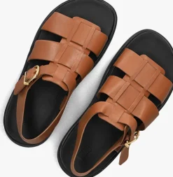 bruine fitflop sandalen fisherman sandals