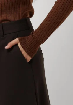 bruine fiveunits wijde broek laura 085