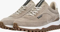 bruine floris van bommel lage sneakers sfm-10157 de grommer