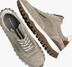bruine floris van bommel lage sneakers sfm-10157 de grommer