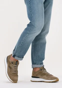 bruine floris van bommel lage sneakers sfm-10082