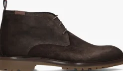 bruine floris van bommel nette schoenen sfm-50082 sturdi