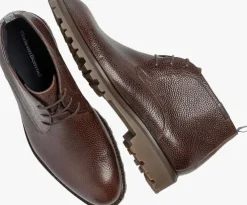 bruine floris van bommel nette schoenen sfm-50082 sturdi