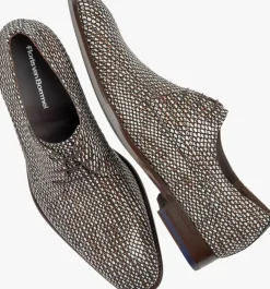 bruine floris van bommel nette schoenen sfm-30338 de stijler