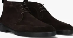 bruine floris van bommel veterschoenen sfm-50140 de venker