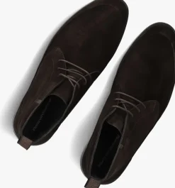 bruine floris van bommel veterschoenen sfm-50140 de venker