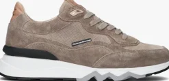 bruine floris van bommel lage sneakers sfm-10136 de zager