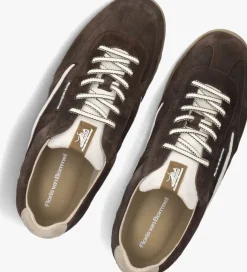 bruine floris van bommel lage sneakers sfm-10224 de zaler