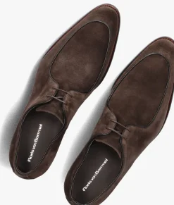 bruine floris van bommel nette schoenen sfm-30325 de stapper