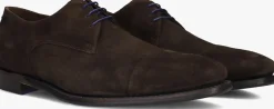 bruine floris van bommel nette schoenen sfm-30310 de loper