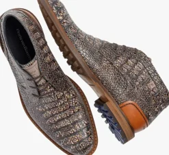 bruine floris van bommel nette schoenen sfm-50159 crepi