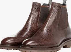 bruine floris van bommel enkelboots sfm-60018 sturdi