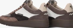 bruine floris van bommel lage sneakers sfm-10143 de kupster