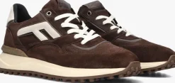 bruine floris van bommel lage sneakers sfm-10139 noppi