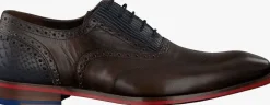 bruine floris van bommel nette schoenen sfm-30229